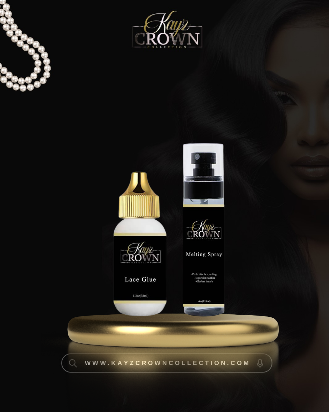 Lace Glue & Melt Spray Bundle